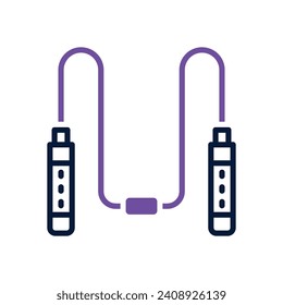 jumping rope icon. vector mixed icon for your website, mobile, presentation, and logo design.