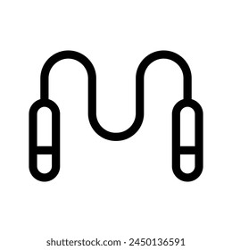 Jumping Rope Icon Vector Symbol Design Illustration