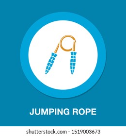 Jumping Rope Illustration, Jumping Exercise, Fitness Icon