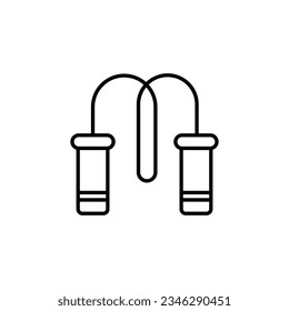 Jumping Rope line icon. illustration graphic of Jumping Rope line