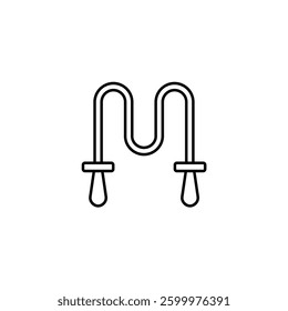 Jumping Rope line illustration vector line icon icons design