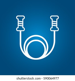 jumping rope outline icon