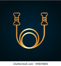 jumping rope outline icon