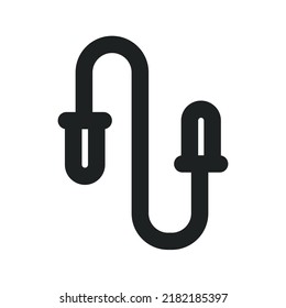 Jumping Rope with Outline Style