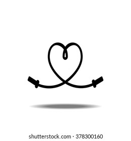 Jumping Rope Single Icon