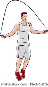 Jumping rope sport