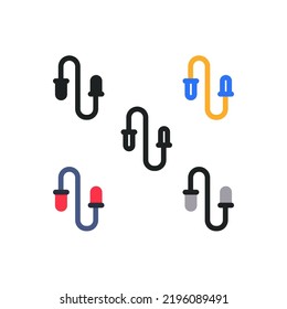 Paquete de iconos deportivos de salto