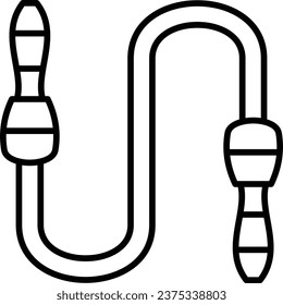 Icono de vector de salto Rope. Se puede usar para imprimir, móviles y aplicaciones web.