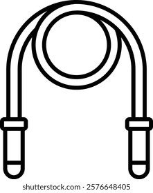 Jumping Rope vector icon. Can be used for printing, mobile and web applications.