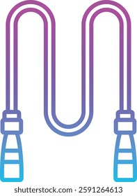 Jumping Rope vector icon. Can be used for printing, mobile and web applications.