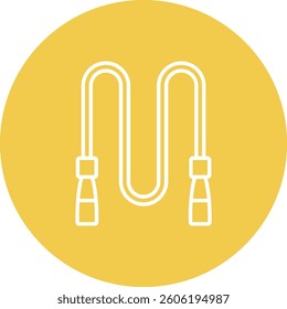 Jumping Rope vector icon. Can be used for printing, mobile and web applications.