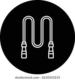 Jumping Rope vector icon. Can be used for printing, mobile and web applications.