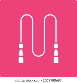 Jumping Rope vector icon. Can be used for printing, mobile and web applications.