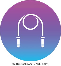 Icono de Vector de salto de cuerda. Se puede utilizar para aplicaciones de impresión, móviles y de Web.