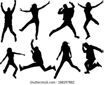 Jumping Silhouettes 