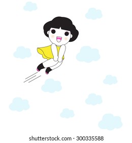 Jumping To The Sky illustration