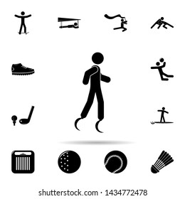 Jumping stilts icon. Universal set of Sport for website design and development, app development