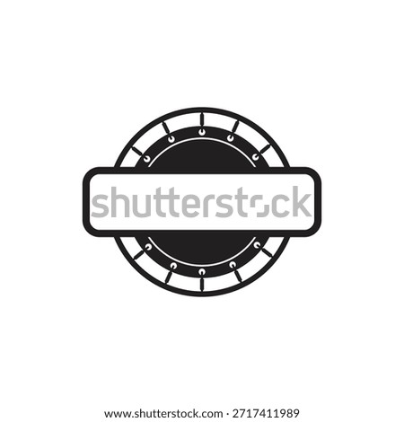 Jumping trampoline line icon set isolated on white background. Vector