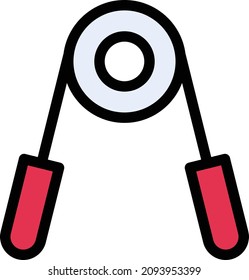 salto de ilustración Vector en un fondo transparente. Símbolos de calidad premium. Icono vectorial de trazo para el concepto y diseño gráfico.