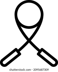 salto de ilustración Vector en un fondo transparente. Símbolos de calidad premium. Icono vector glifos para concepto y diseño gráfico.