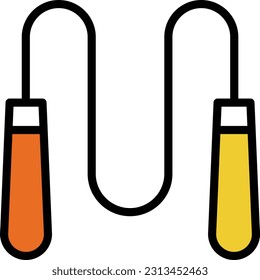 jumping Vector illustration on a transparent background. Premium quality symmbols. Line Color vector icons for concept and graphic design.