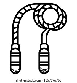Jumping-rope Icon Vector 