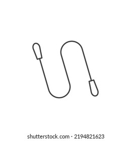 Jumping-rope icons  symbol vector elements for infographic web