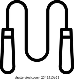 jumprope Vektorgrafik auf transparentem Hintergrund.Premium-Qualität symmbols.Stroke Vektorsymbol für Konzept und Grafikdesign. 

