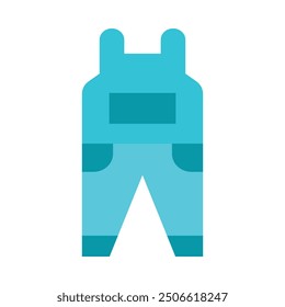 Jumpsuit Flat Icon Design For Personal nad Commercial Use