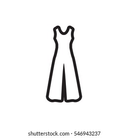 jumpsuit icon illustration isolated vector sign symbol