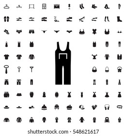 jumpsuit icon illustration isolated vector sign symbol