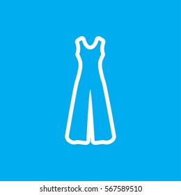 jumpsuit icon illustration isolated vector sign symbol