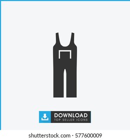 jumpsuit icon illustration isolated vector sign symbol