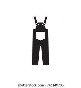 jumpsuit icon illustration isolated vector sign symbol