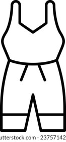 icono de diseño de vector de traje de salto para descarga. Eps