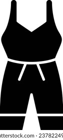 jumpsuit vector design icon for download. Eps