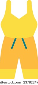 jumpsuit vector design icon for download. Eps
