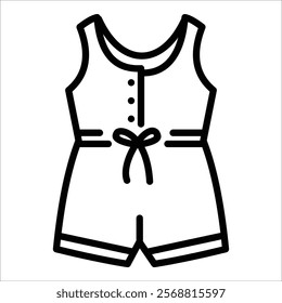 Jumpsuits Icon Element For Design