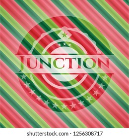 Junction christmas style badge..