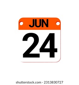JUNE 1 TO 31 - Calendar Icon. Calendar Icon with shadow. Flat style. Date, day and month. Reminder. Vector illustration. Organizer application, app symbol. Ui. User interface sign. EPS 10