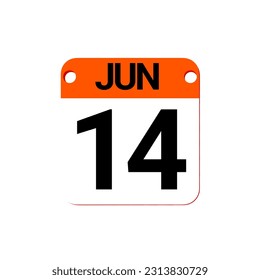 JUNE 1 TO 31 - Calendar Icon. Calendar Icon with shadow. Flat style. Date, day and month. Reminder. Vector illustration. Organizer application, app symbol. Ui. User interface sign. EPS 10