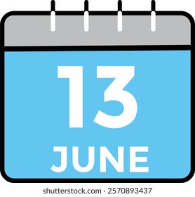 June 13 - Calendar Icon
