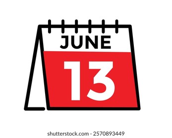 June 13 - Calendar Icon
