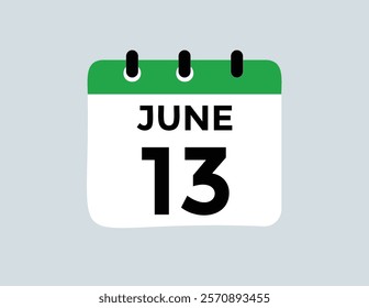 June 13 - Calendar Icon
