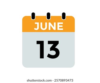 June 13 - Calendar Icon
