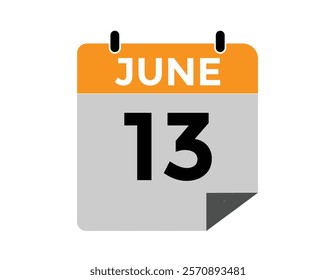 June 13 - Calendar Icon
