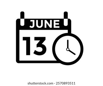 June 13 - Calendar Icon

