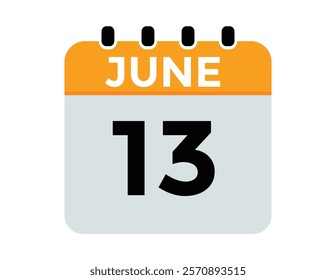 June 13 - Calendar Icon
