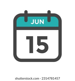 June 15 Calendar Day or Calender Date for Deadline or Appointment