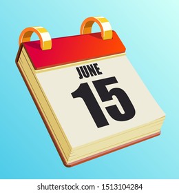 June 15 on Red Calendar